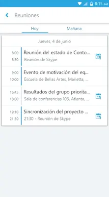 Skype for Business android App screenshot 2